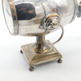 Early Sheffield Plate Georgian Barrel Form Tea Urn With Tap Antique c1760