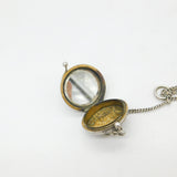 Art Deco Sterling Silver Ladies Chatelaine with Compact & Purse c1920 Antique