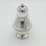 Arts & Crafts Planished Sterling Silver Sugar Caster Antique 1931 London