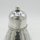 Arts & Crafts Planished Sterling Silver Sugar Caster Antique 1931 London