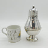 Arts & Crafts Planished Sterling Silver Sugar Caster Antique 1931 London