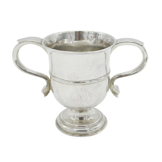 George II Sterling Silver Loving Cup or Trophy Antique 1753 London John Payne