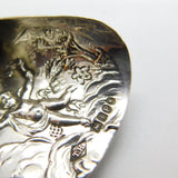 Edwardian Sterling Silver Cherub Form Tea Caddy Spoon Antique 1904 London