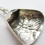 Edwardian Sterling Silver Cherub Form Tea Caddy Spoon Antique 1904 London
