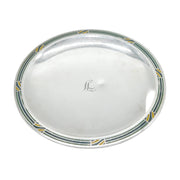 Tiffany & Co. Sterling Silver & Enamel Dining Plate No. 6971 Antique c1920 Deco