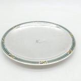 Tiffany & Co. Sterling Silver & Enamel Dining Plate No. 6971 Antique c1920 Deco