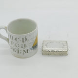 Victorian Sterling Silver Floral Pattern Snuff Box Antique 1853 Birmingham