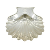 George III Sterling Silver Scallop Shell Crested Butter Dish Antique 1794 London