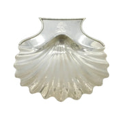 George III Sterling Silver Scallop Shell Crested Butter Dish Antique 1794 London