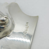 George III Sterling Silver Scallop Shell Crested Butter Dish Antique 1794 London