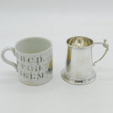 Sterling Silver Nursery Rhyme Christening Mug Vintage 1976 Sheffield