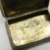 Georgian Sterling Silver Vinaigrette Antique c1830 Birmingham Joseph Willmore AF