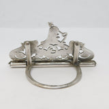 Victorian Sterling Silver Pownell Family Heraldic Place Holder Antique 1899 Chester