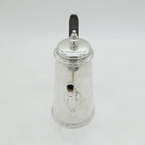 George II Sterling Silver Tapering Coffee Pot Antique 1735 London Edward Vincent