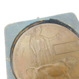 WW1 Bronze Death Plaque Or Penny Corporal Reginald Charles Hickman Died 1916