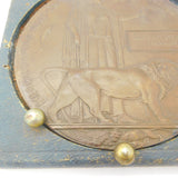 WW1 Bronze Death Plaque Or Penny Corporal Reginald Charles Hickman Died 1916