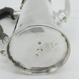 George II Sterling Silver Tapering Coffee Pot Antique 1735 London Edward Vincent
