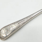 Victorian Boxed Sterling Silver Christening Cutlery Set Antique 1884 London