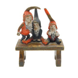 19th Century Cold Painted Vienna Bronze Elves Fairytale Ornament Antique c1860s
