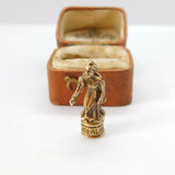 Sterling Silver Gilded 'Carl-Alan' of Mecca Dancing Award Charm 1965 Vintage