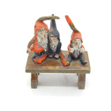 19th Century Cold Painted Vienna Bronze Elves Fairytale Ornament Antique c1860s