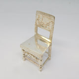 Cast Sterling Silver Miniature Dolls House Dining Chain Vintage 1977 Birmingham