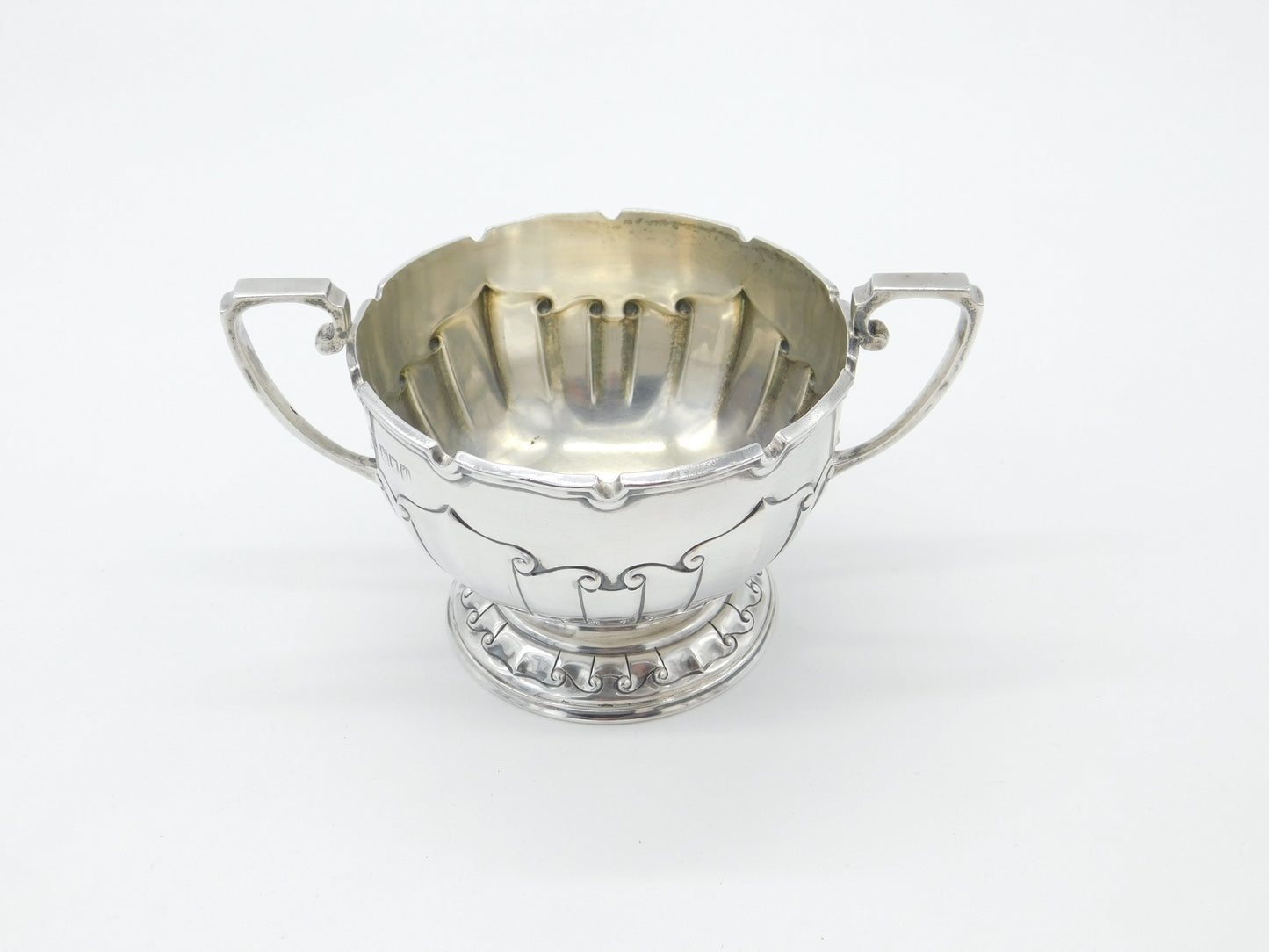 Edwardian Arts & Crafts Sterling Silver Two-Handled Trophy Cup Antique 1906 London