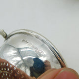 Sterling Silver Two-Handled Tea Strainer & Bowl Dish Vintage 1992 Birmingham