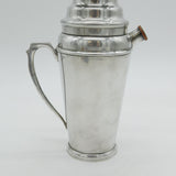 Early 20th Century Silver Plated Cocktail Shaker Antique c1920 Art Deco