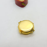 18ct Yellow Gold Ladies Watch with Enamel Dial Antique c1920 Art Deco