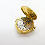 18ct Yellow Gold Ladies Watch with Enamel Dial Antique c1920 Art Deco