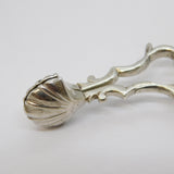 George III Pair of Sterling Silver Shell Bowl Sugar Nips Antique c1760 London