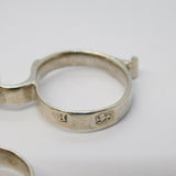 George III Pair of Sterling Silver Shell Bowl Sugar Nips Antique c1760 London