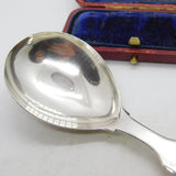 Georgian Stering Silver Fiddle Pattern Tea Caddy Spoon 1822 London Antique