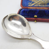 Georgian Stering Silver Fiddle Pattern Tea Caddy Spoon 1822 London Antique