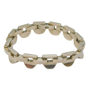 Mexican .900 Silver Chunky Chain Link Bracelet Vintage c1970 - 50g