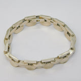 Mexican .900 Silver Chunky Chain Link Bracelet Vintage c1970 - 50g