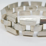 Mexican .900 Silver Chunky Chain Link Bracelet Vintage c1970 - 96g