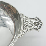 Sterling Silver Celtic Pattern Quaich Dish Vintage 1967 London