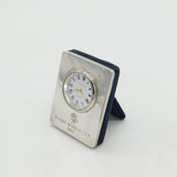 Sterling Silver Mounted 'Rugby World Cup 1995' Desk Clock Vintage London