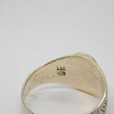 20th Century Chinese Sterling Silver Good Fortune Signet Ring Antique c1920