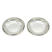 Georg Jensen Pair of Sterling Silver Pin Dishes Antique 1935 London Import
