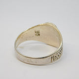 20th Century Chinese Sterling Silver Good Fortune Signet Ring Antique c1920
