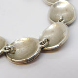 Mexican Sterling Silver Multi-Colour Agate Set Panel Bracelet Vintage c1970