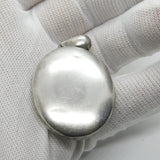 Victorian Sterling Silver RK Monogram Sweetheart Locket c1860 Antique
