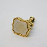 George III 9ct Yellow Gold Carved Sardonyx Intaglio Seal Fob Antique c1820