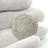 King James I Hammered Silver Sixpence Coin 1604 Fine Condition Antique