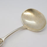 Norwegian David Andersen .830 Silver Floral Knot Teaspoon Antique c1940 Deco