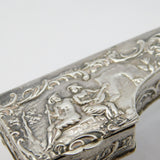 Victorian Sterling Silver Miniature Piano Form Snuff Box Antique 1901 London
