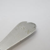 18th Century Channel Islands Sterling Silver Trefid Spoon Antique c1720 Jersey